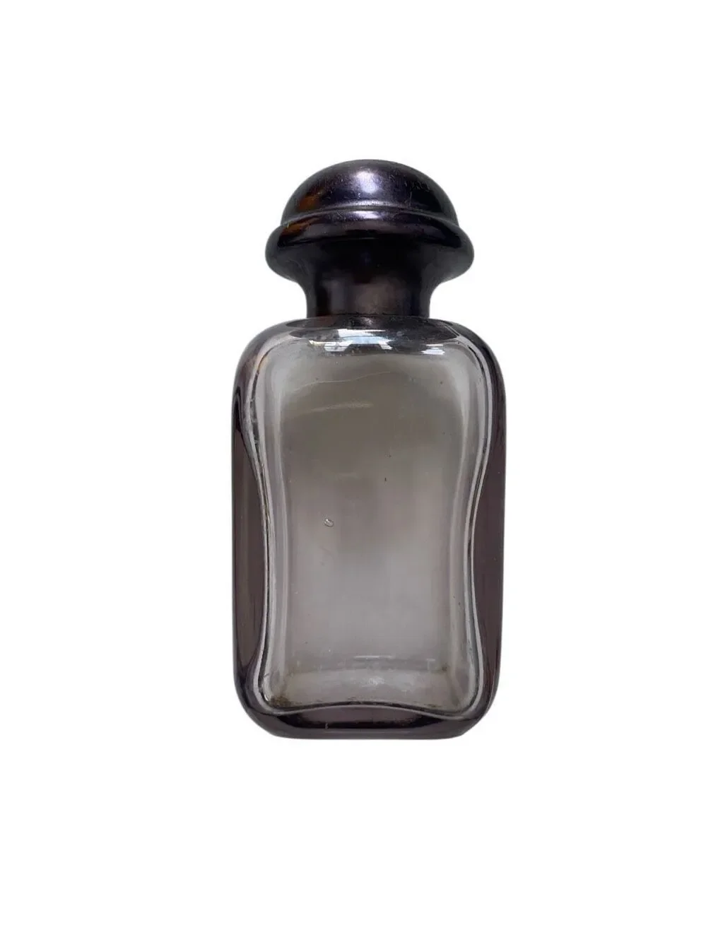 RARE Antique Hermes manganese glass bottle violet purple vintage VTG Early 1900s